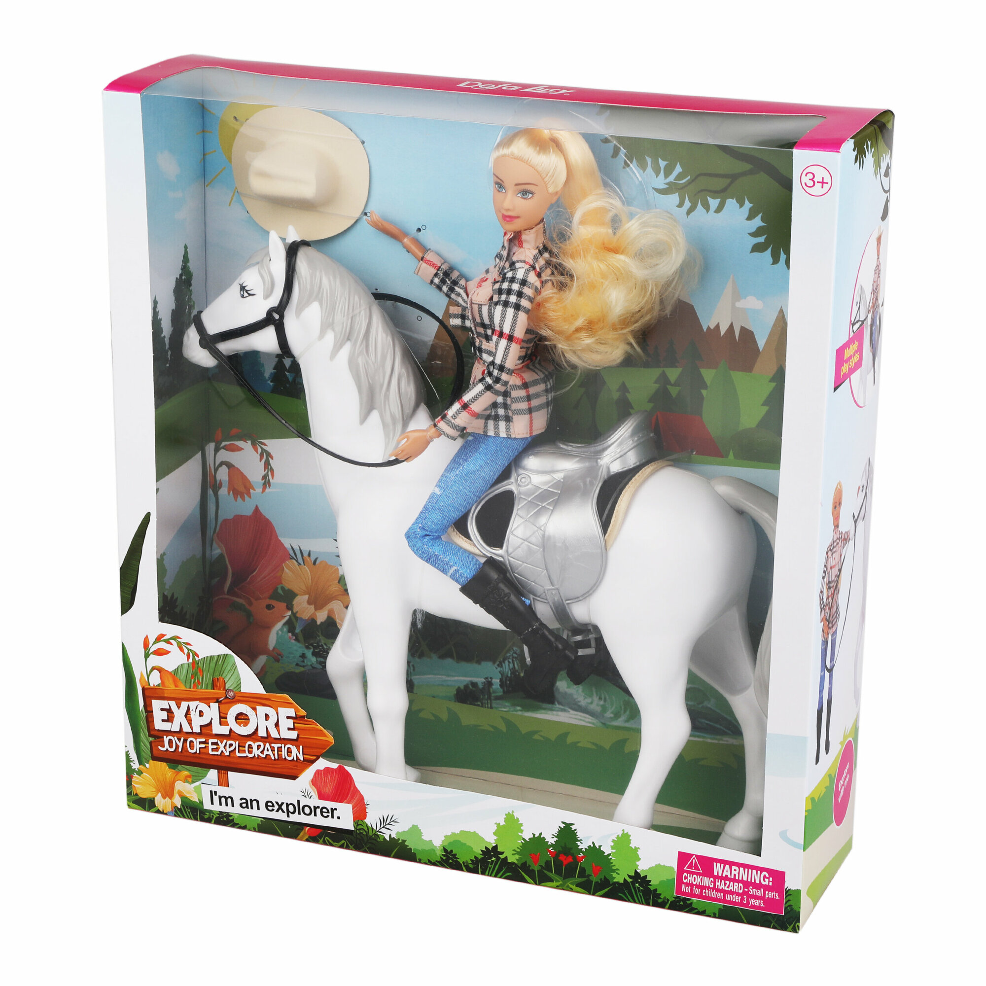 Кукла барби с лошадкой Конная прогулка