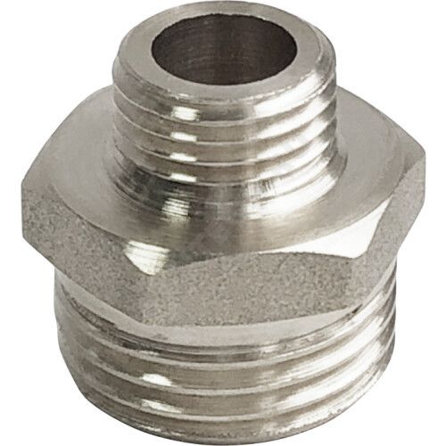 фото Ниппель никелированный переходной VALFEX НР 1" - НР 1/2" (130/10)