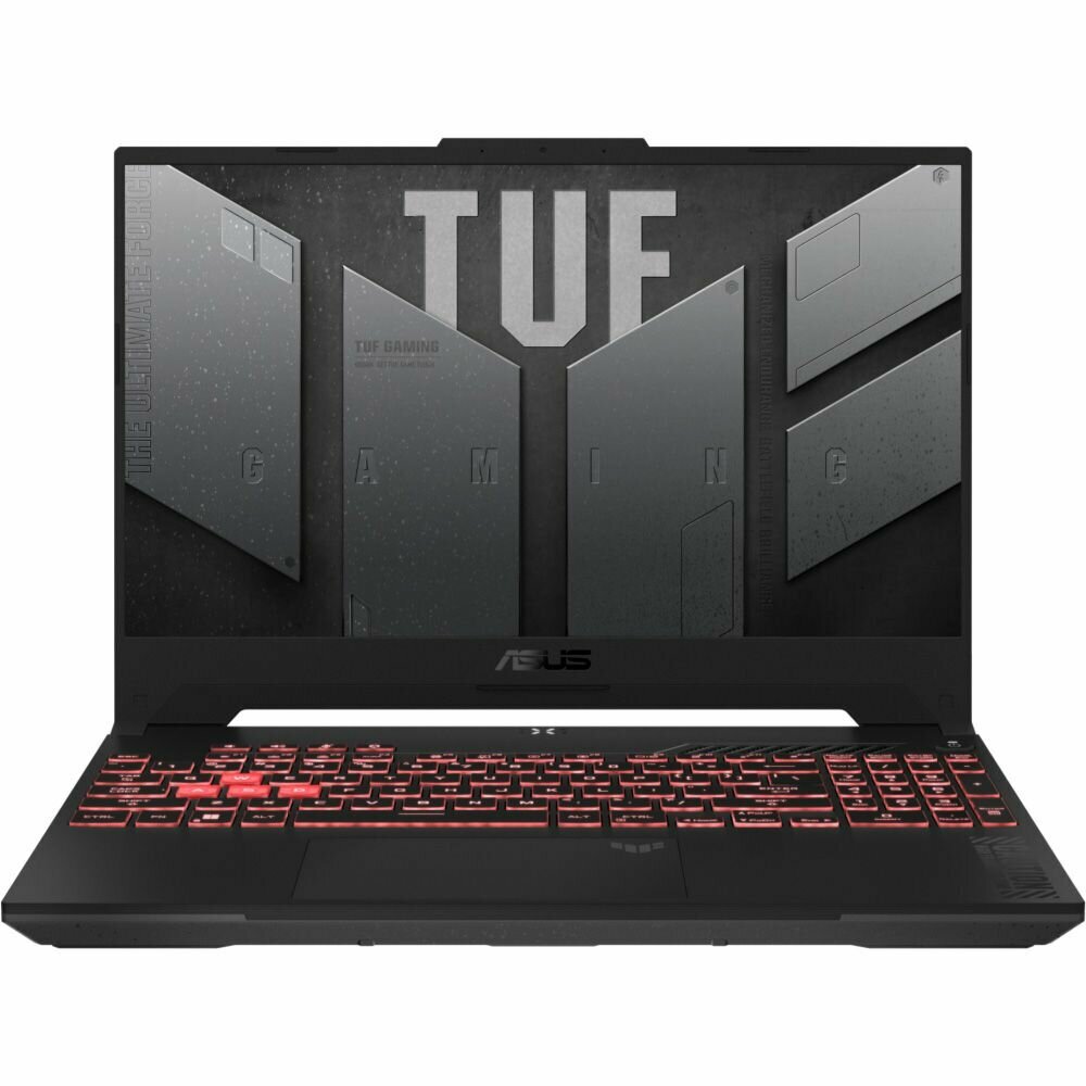 Ноутбук ASUS TUF Gaming A17 FA707NV-HX064 17.3" (1920x1080) IPS 144Hz/AMD Ryzen 5 7535HS/16GB DDR5/1TB SSD/RTX 4060 8GB/Без ОС, grey (90NR0E35-M003R0)