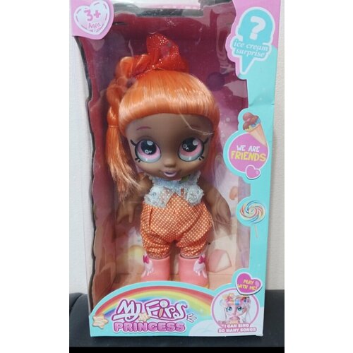 Кукла с рыжими волосами 35 см.