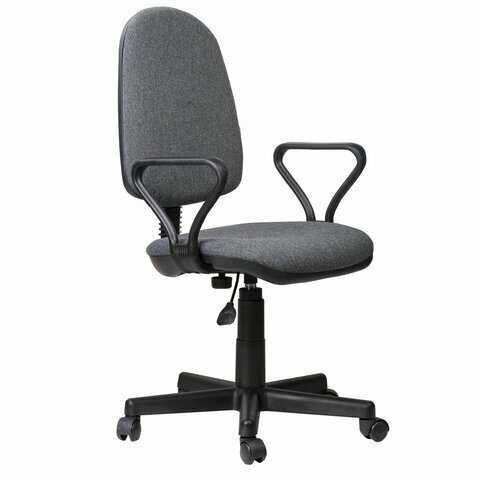 фото Кресло "Prestige", с подлокотниками, серое