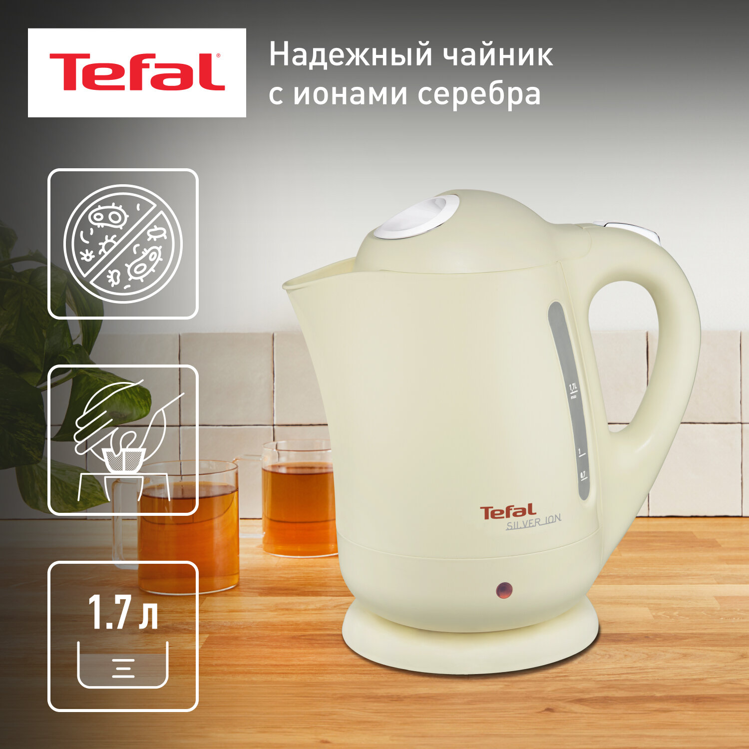 Чайник Tefal BF 92 Silver Ion