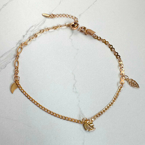 Браслет на ногу XUPING JEWELRY, золотой