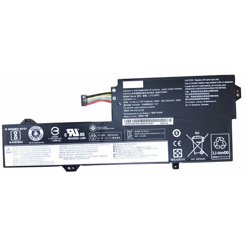 Аккумулятор для Lenovo IdeaPad 320S-13IKB, Yoga 720-12IKB, 330-11IGM (L17L3P61), 36Wh, 3108mAh, 11.5 аккумулятор для ноутбука lenovo ideapad 320s 13ikb l17c3p61