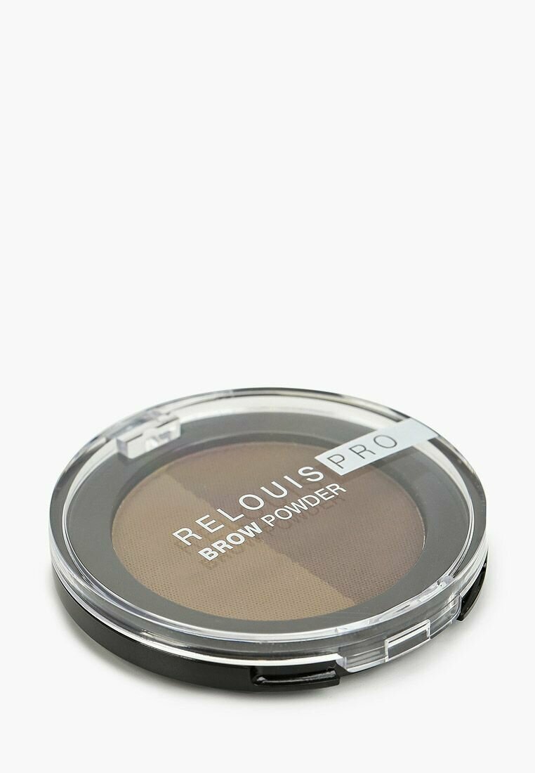 Тени для бровей Pro brow powder Relouis 3г тон 01 Blonde Релуи Бел ООО - фото №8