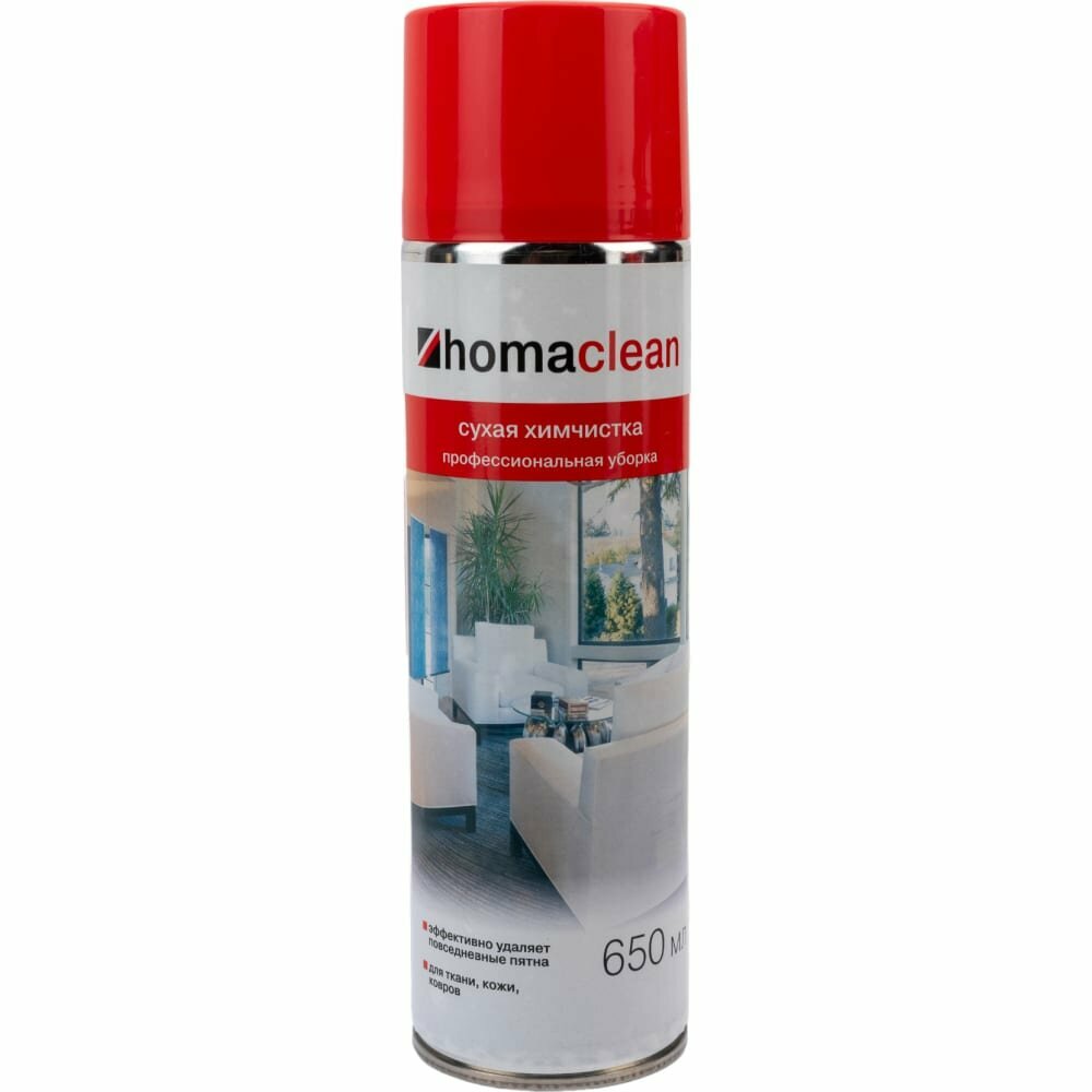 Пена для сухой химчистки Homaclean 0.65 л - фотография № 6