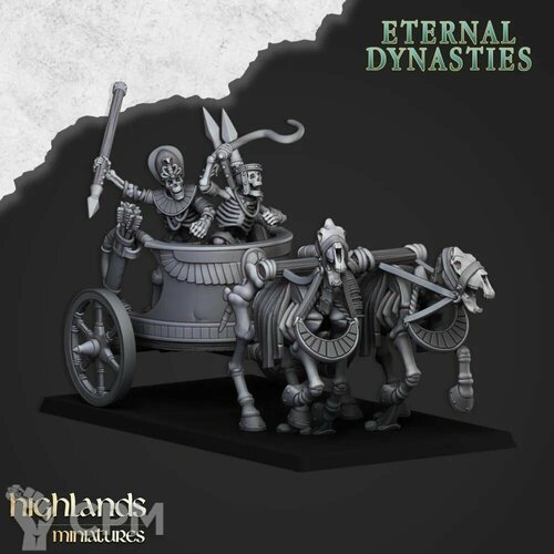 Warhammer Tomb Kings Royal Chariot 2/Цари Гробниц Королевская Колесница 2 warhammer fantasy tomb kings skull catapult набор фигурок для warhammer цари гробниц катапульта