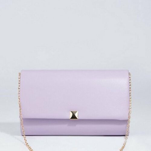 фото Сумка клатч сима-ленд, сиреневый сима-лэнд