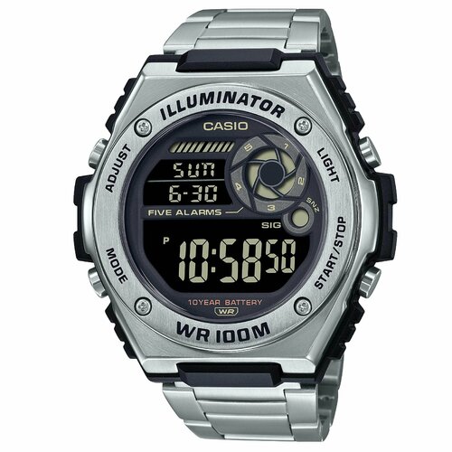 Наручные часы CASIO MWD-100HD-1B, черный наручные часы casio mwd 100hd 1avef