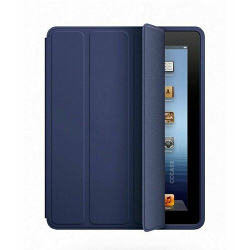 Apple iPad 2, 3, 4 Smart Case чехол книжка для планшета эпл айпад 2, 3, 4 тёмно-синий смарт кейс