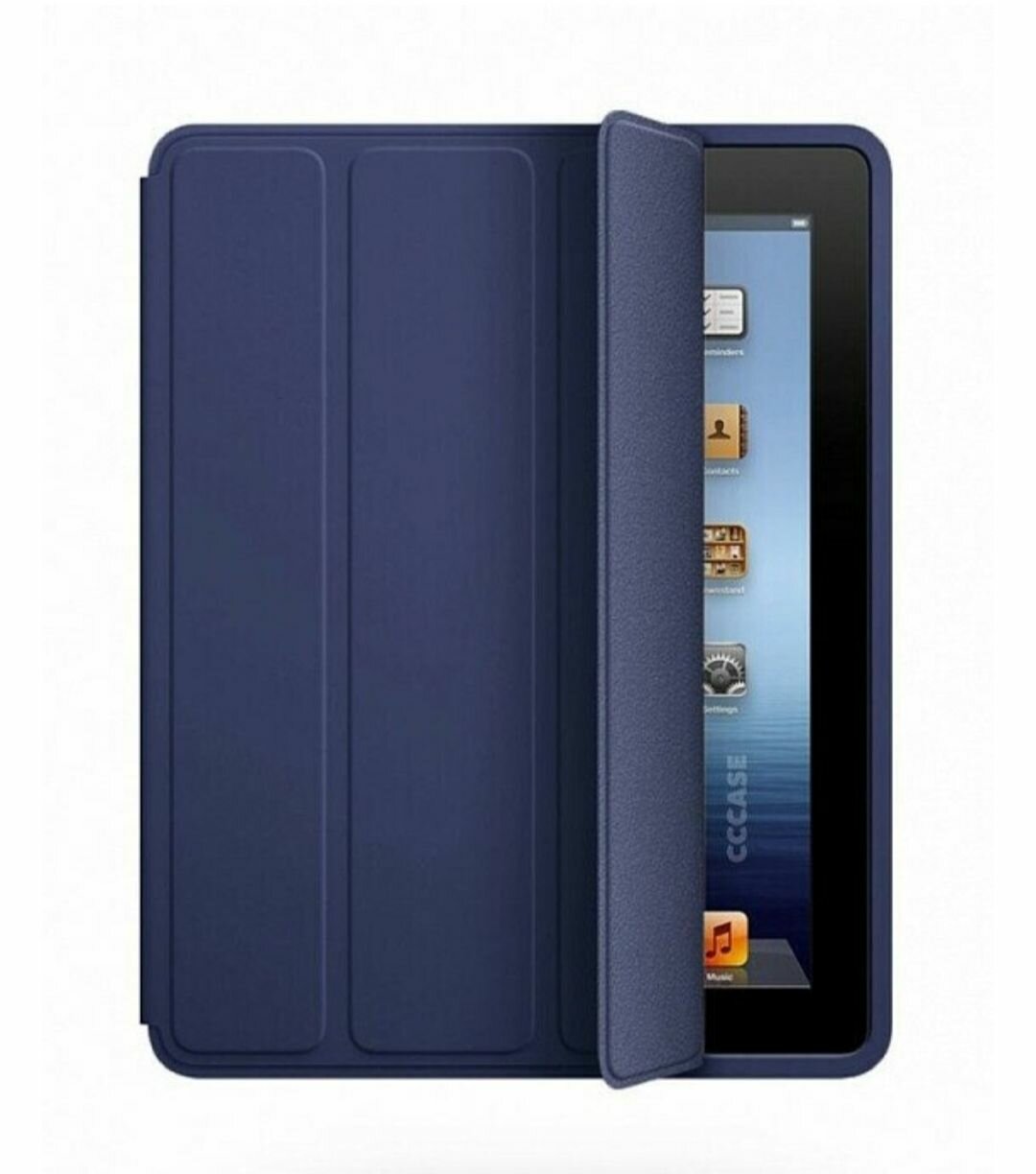 Apple iPad 2, 3, 4 Smart Case чехол книжка для планшета эпл айпад 2, 3, 4 тёмно-синий смарт кейс