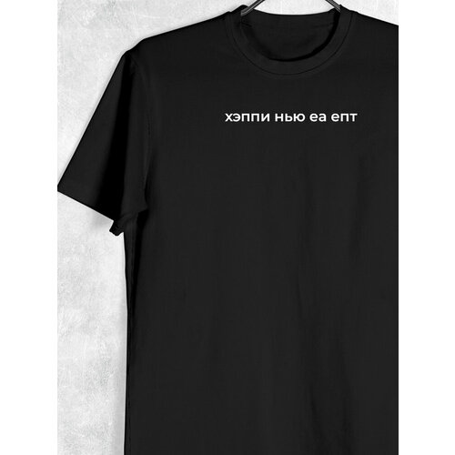 фото Футболка, размер xl, черный n-joy wear