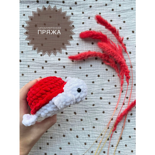 Мягкая игрушка, Амигуруми, Вязаная черепашка красная