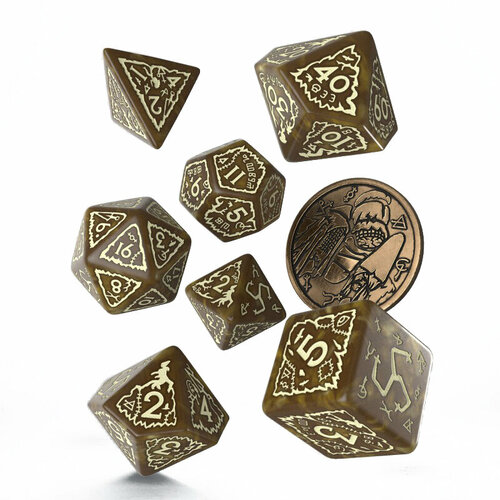 Набор кубиков для настольных ролевых игр Q-Workshop The Witcher Dice Set Crones - Brewess