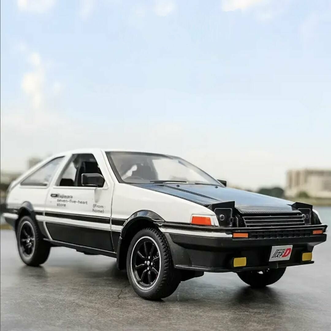 Коллекционная модель Toyota AE86 1:24 металлическая