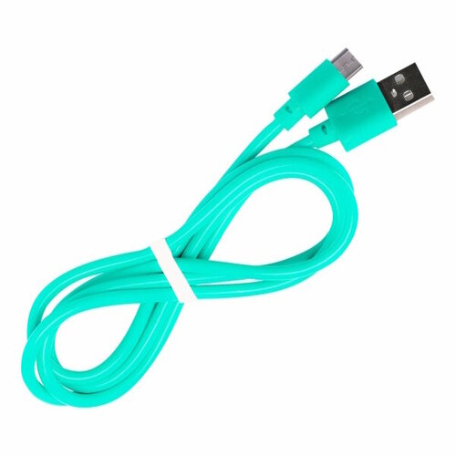 Дата-кабель Smartbuy USB - micro USB, длина 1,2 м, зеленый (iK-12c green) дата кабель akai cbl210w usb micro usb white