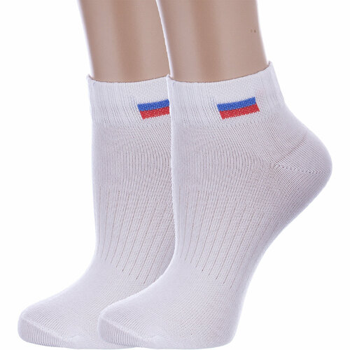 фото Носки альтаир 2 пары, размер 24, белый