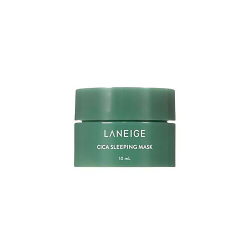 Laneige Маска ночная для лица - Cica sleeping mask green, 10мл