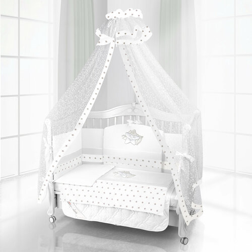 Комплект постельного белья Beatrice Bambini Unico Smile (125х65) - bianco bianco