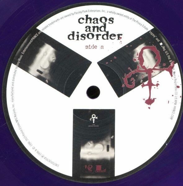 Виниловая пластинка Prince, Chaos And Disorder (0190759182918) Sony Music - фото №12