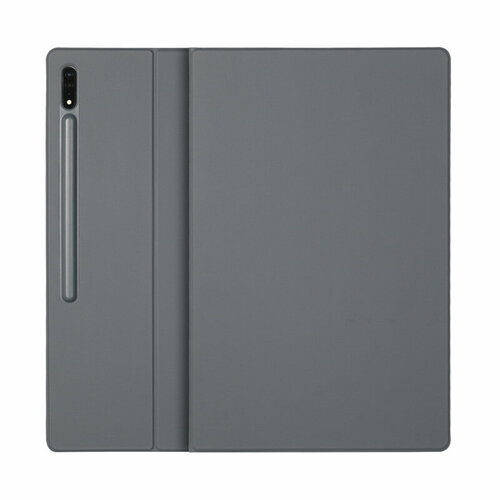 Чехол-обложка MyPads для Samsung Galaxy Tab S7 11 SM-T870 / T875 / S8 (SM-X700N) ультратонкий, трансформируется в подставку, эко-кожа, серый чехол обложка mypads для samsung galaxy tab s7 11 sm t870 t875 s8 sm x700n ультратонкий трансформируется в подставку эко кожа серый