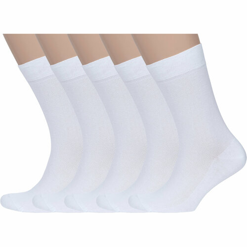 Носки RuSocks, 5 пар, размер 25, белый