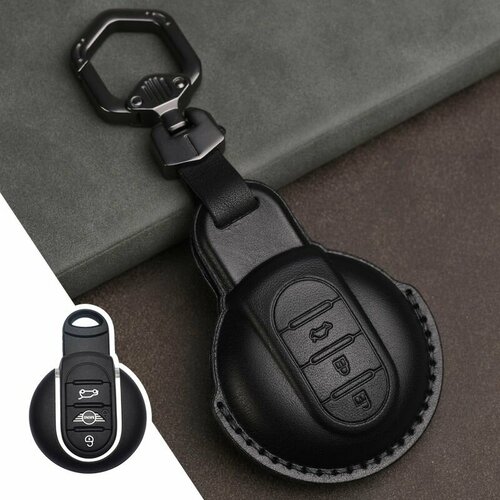 Чехол Кожаный для автоключа Mini new soft tpu car remote smart key case cover for bmw mini cooper s one jcw f56 f55 f54 f57 f60 clubman countryman accessories