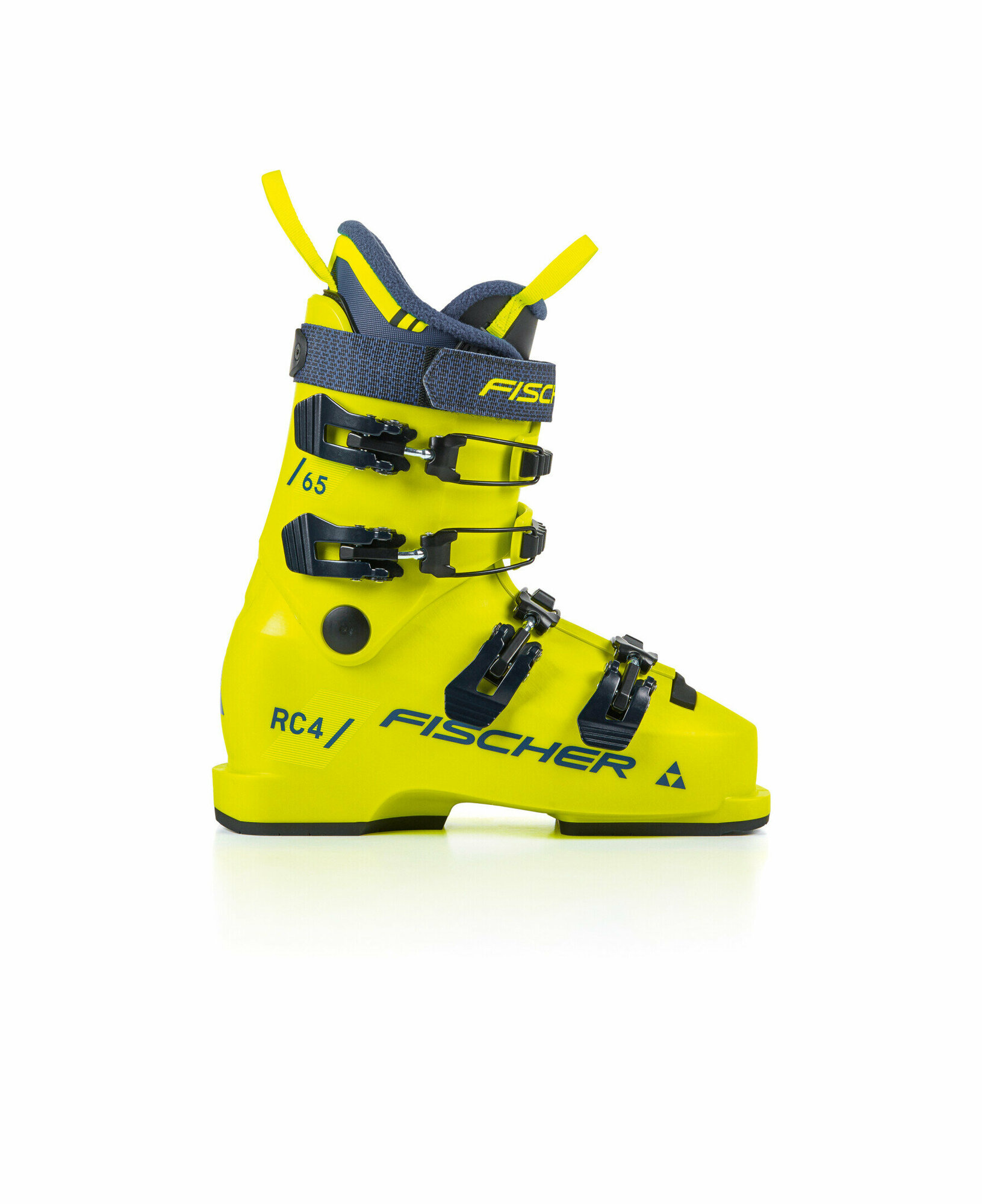 Горнолыжные ботинки Fischer RC4 65 JR YELLOW/YELLOW (2023-24) 22,5