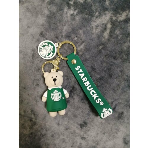 Брелок гладкая фактура зелeный 800₽