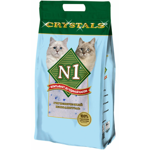 1 crystals for kittens – наполнитель силикагелевый для туалета котят 5 5 л № 1 CRYSTALS – Наполнитель силикагелевый для туалета кошек (5 л х 4 шт)