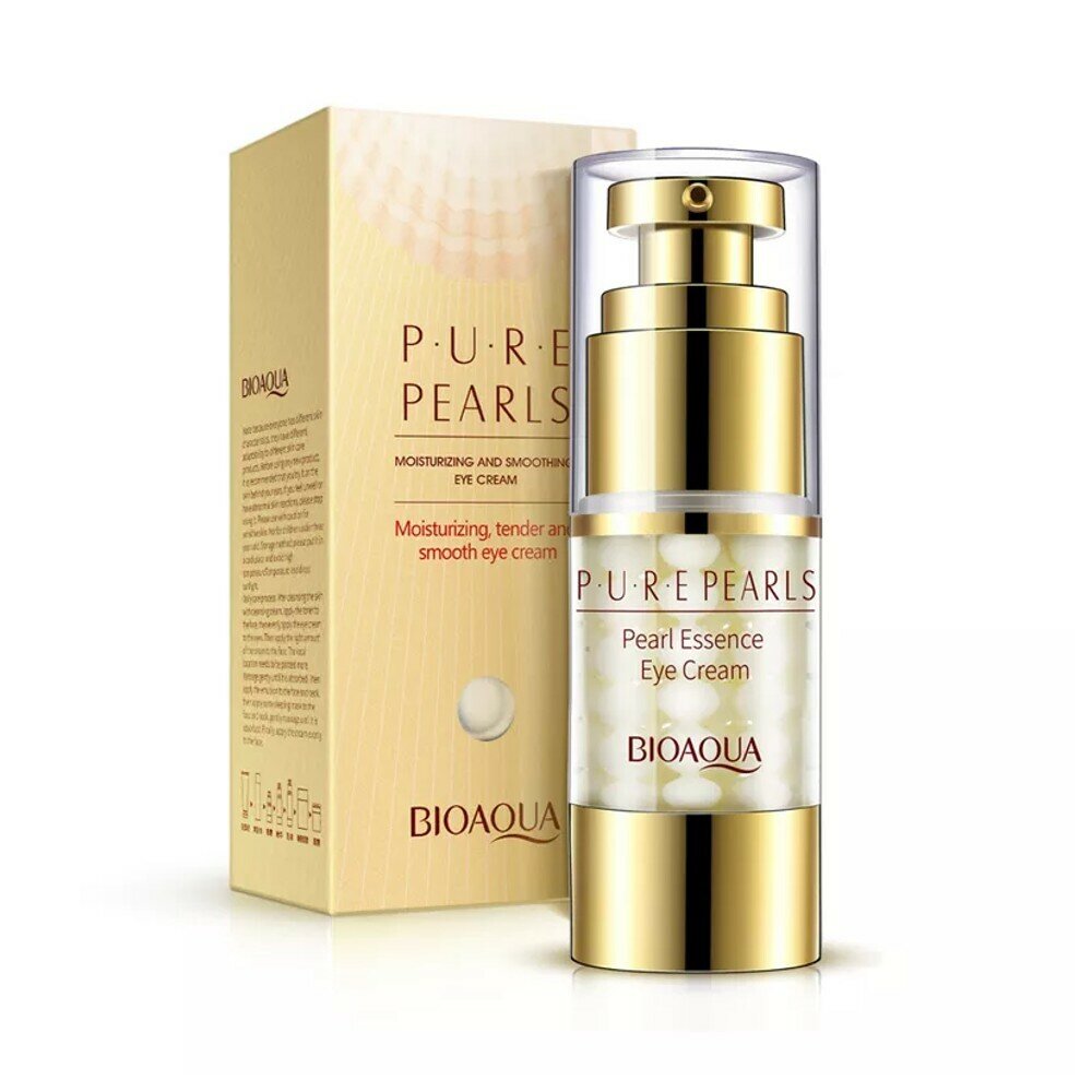 BioAqua Крем для век с жемчугом Pure Pearls, 25 мл