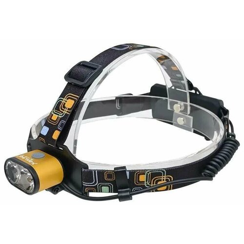 Светодиодный налобный фонарь с зарядкой от USB от Shark-Shop светодиодный налобный фонарь yyc k28 t6 с зарядкой от usb удобный налобный фонарь фонарь для велосипедистов фонарь для кемпинга зеленый