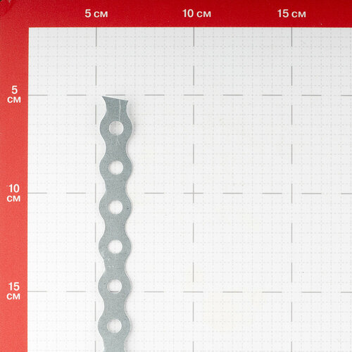 Лента крепежная перфорированная волнистая 17х0,5 мм 25 м