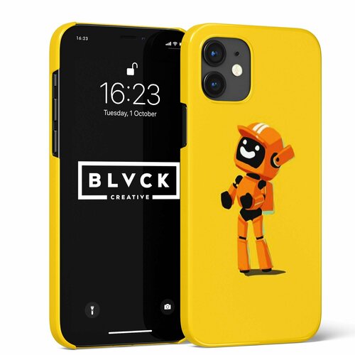 Чехол для IPhone X/XS с рисунком Love Death and Robots / Накладка с принтом Любовь Смерть Роботы