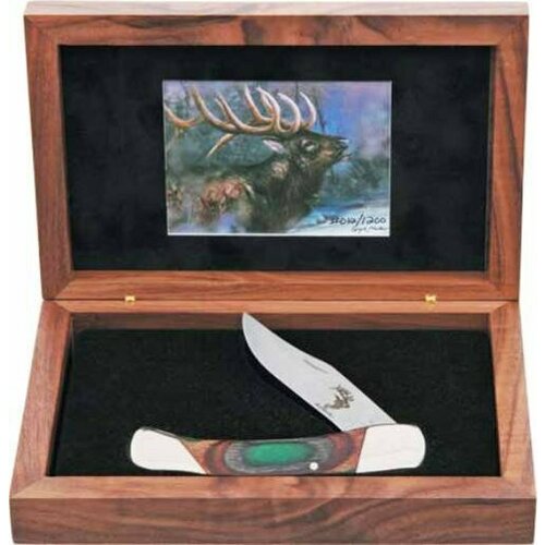 фото Нож складной bear&son wildlife elk в подарочной коробке