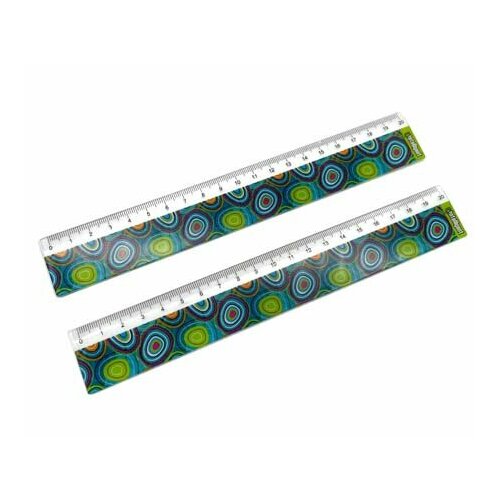 Линейка 20 см. пластиковая INTELLIGENT CD-126-3 