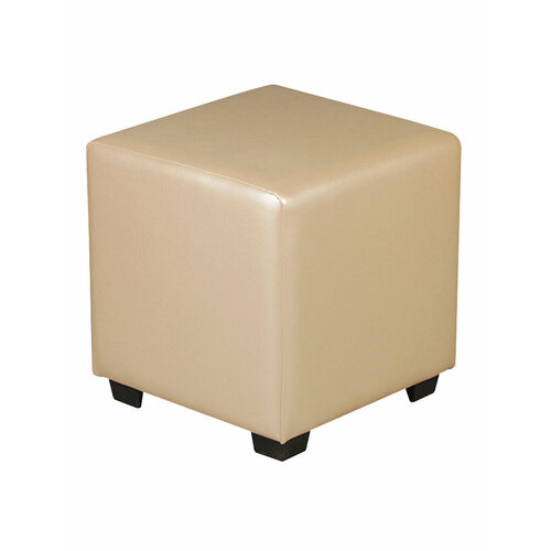 Пуфик квадрат кожаный MAGDALENA золотой