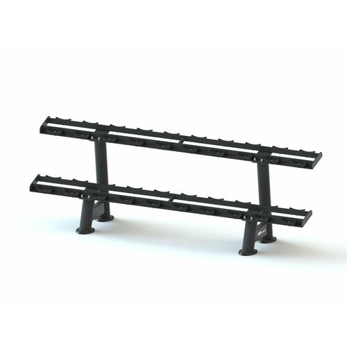 фото Стойка на 10 пар гантелей 2-х ярусная eragym two tier dumbbell rack ptt0265