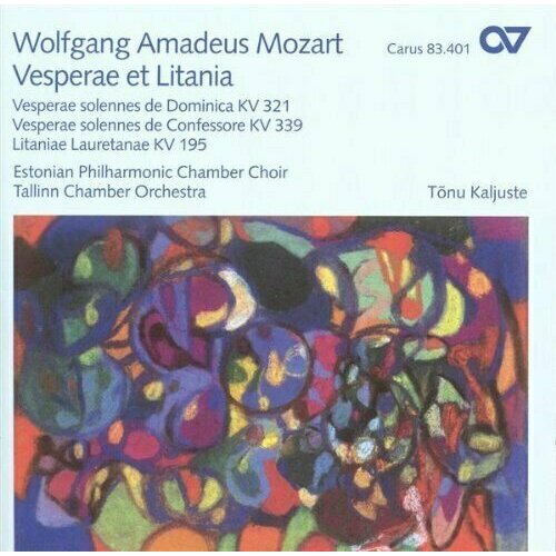 AUDIO CD Mozart: Vesperae et Litaniae (Kaljuste) audio cd mozart l oca del cairo k 422 fischer dieskau wiens schreier et al w cpe bach chamber orch 1 cd