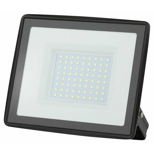 Прожектор (LED) 100Вт 8000лм 6500К IP65 черн. ЭРА