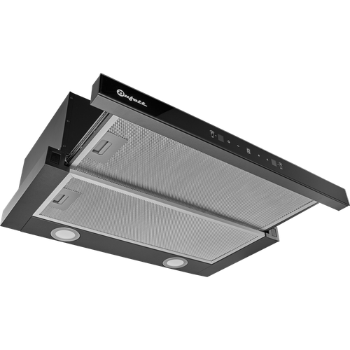 Вытяжка встраиваемая с сенсорным управлением черная BUFETT 640228 1910000₽