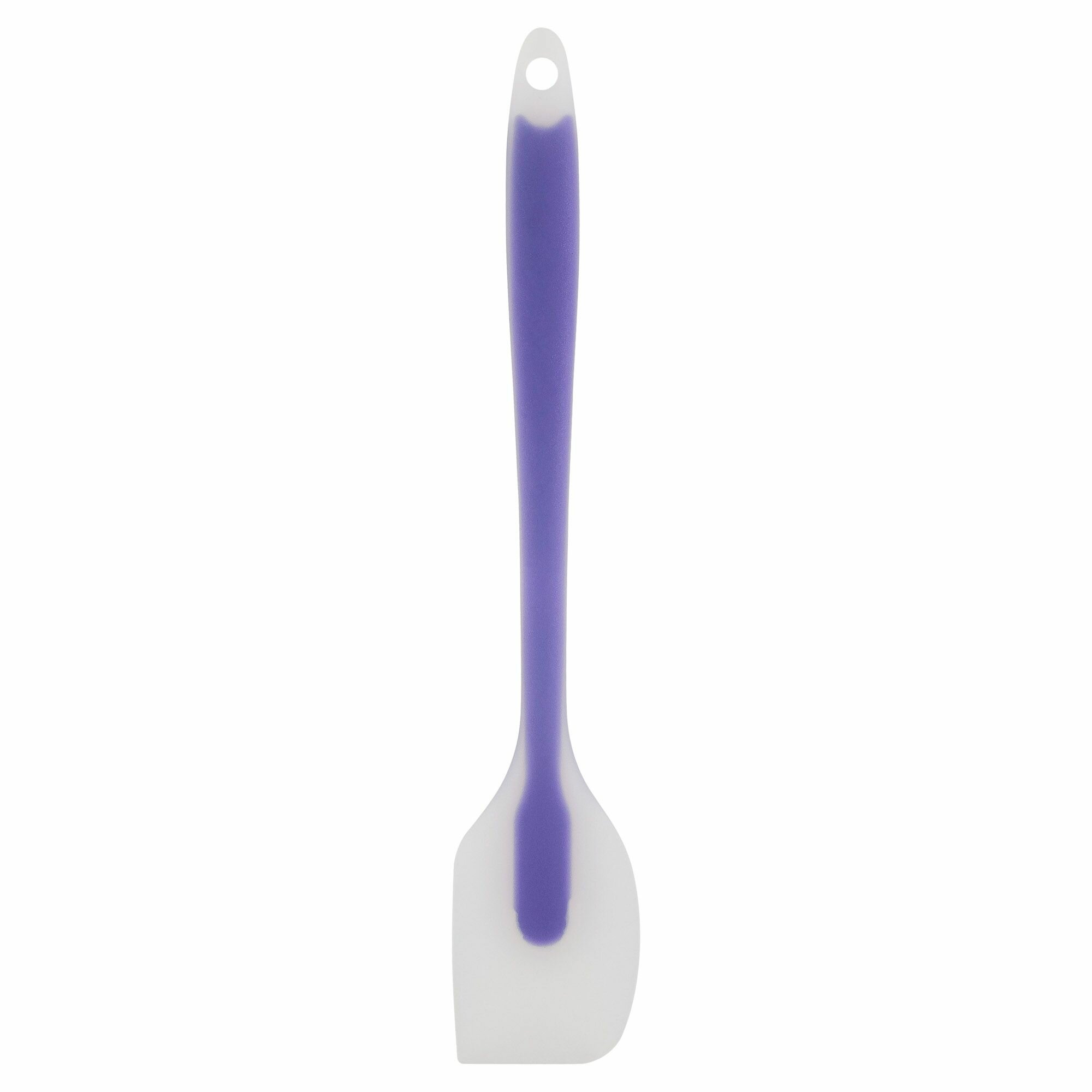 Лопатка силиконовая, 21,5 см, цвет фиолетовый / Лопатка для тонких блинчиков, с острым уголком