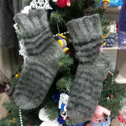 фото Носки орчанка, размер 40/42, серый