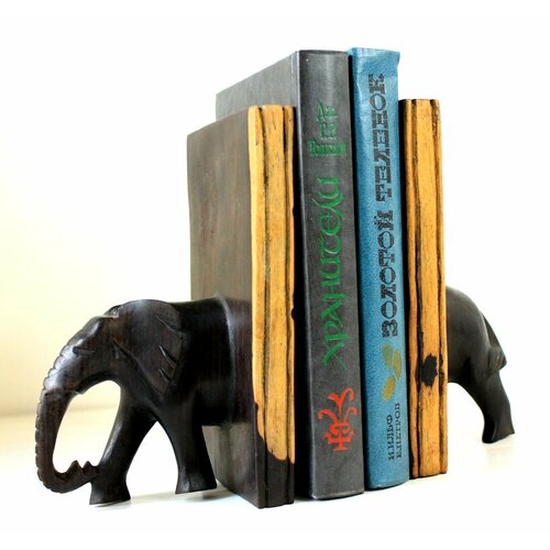 Африканский интерьерный сувенир Держатель для книгдерево- Ироко 2950₽