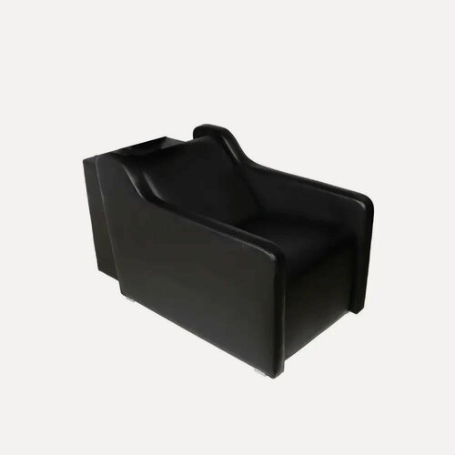 Изображение товара Парикмахерская мойка "Groan", черный цвет, без раковины, искусственная кожа