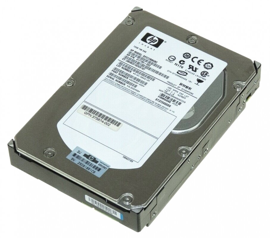 Жесткий диск HP 73GB 15K SAS 3.5 for Workstations 395523-001