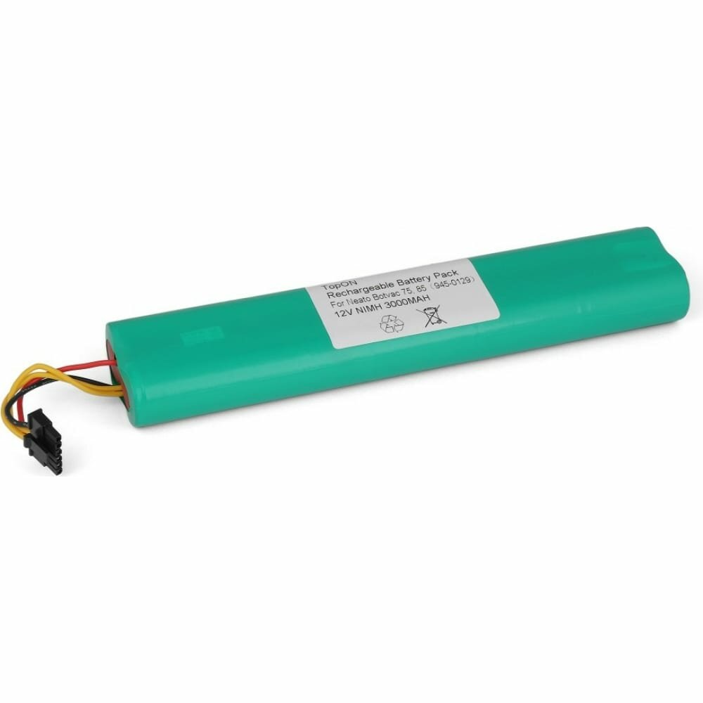 Аккумулятор для робота-пылесоса Neato Botvac 70e, 75, 80, 85. 12V 3000mAh Ni-MH. PN: 945-0129. TopON - фото №3