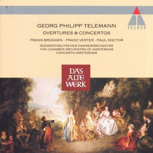 AUDIO CD Telemann: Overtures & Concerti / Brü