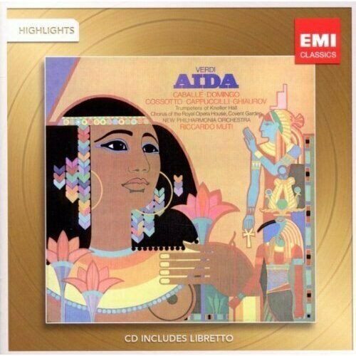 AUDIO CD Verdi: Aida (highlights), Riccardo Muti. 1 CD verdi macbeth renato bruson robert lloyd renata scotto roayl opera house covent garden riccardo muti