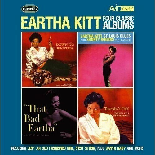 AUDIO CD EARTHA KITT - Four Classi Albums Plus (Remastered). 2 CD